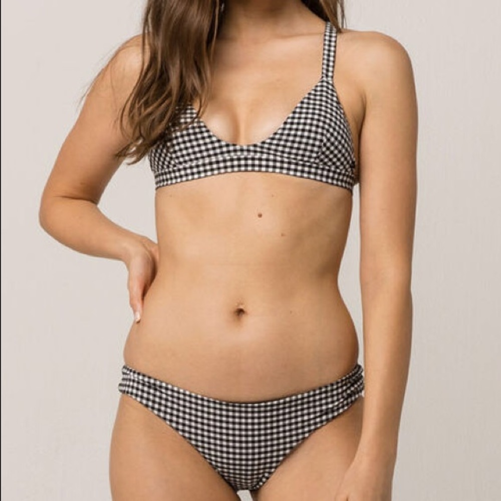 Billabong Surf Check Gingham Bikini